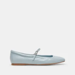 REYES BALLET FLATS SKY BLUE CRINKLE PATENT