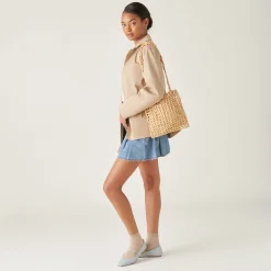 REYES BALLET FLATS SKY BLUE CRINKLE PATENT