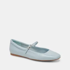 REYES BALLET FLATS SKY BLUE CRINKLE PATENT