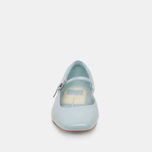 REYES BALLET FLATS SKY BLUE CRINKLE PATENT