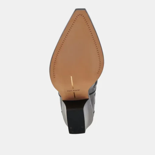 RIMONA BOOTIES BLACK LEATHER
