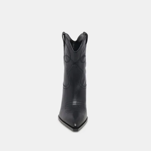 RIMONA BOOTIES BLACK LEATHER