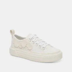 ROBBIN SNEAKERS WHITE CANVAS