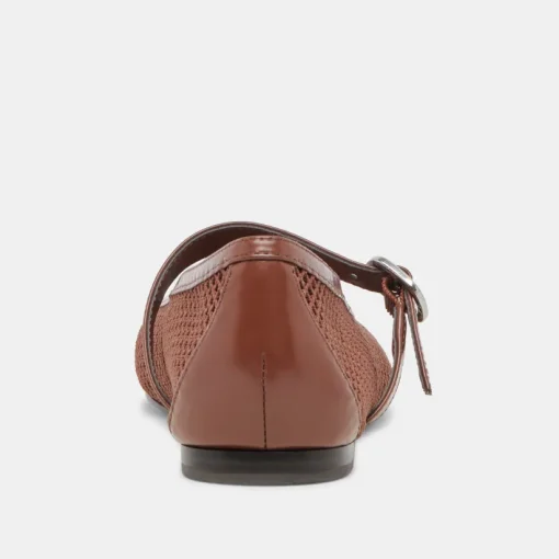 RODNI MESH BALLET FLATS TOFFEE WOVEN MESH