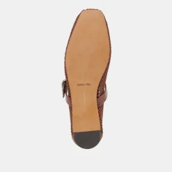 RODNI MESH BALLET FLATS TOFFEE WOVEN MESH