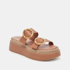 RYSHA SANDALS CIDER LEATHER