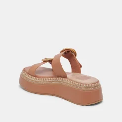 RYSHA SANDALS CIDER LEATHER