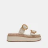RYSHA SANDALS IVORY LEATHER
