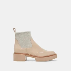 SALINE H2O WIDE BOOTIES DUNE CRINKLE PATENT