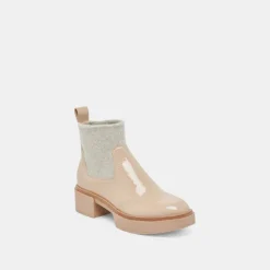 SALINE H2O WIDE BOOTIES DUNE CRINKLE PATENT