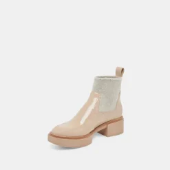 SALINE H2O WIDE BOOTIES DUNE CRINKLE PATENT