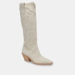 SAMSIN BOOTS IVORY NUBUCK