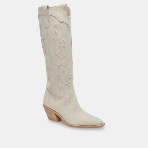 SAMSIN BOOTS IVORY NUBUCK