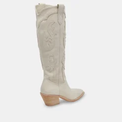 SAMSIN BOOTS IVORY NUBUCK