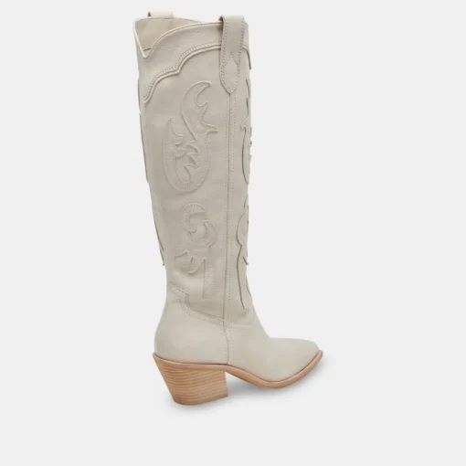 SAMSIN BOOTS IVORY NUBUCK