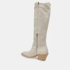 SAMSIN BOOTS IVORY NUBUCK