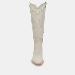 SAMSIN BOOTS IVORY NUBUCK