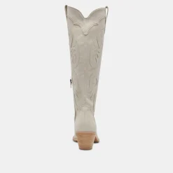SAMSIN BOOTS IVORY NUBUCK