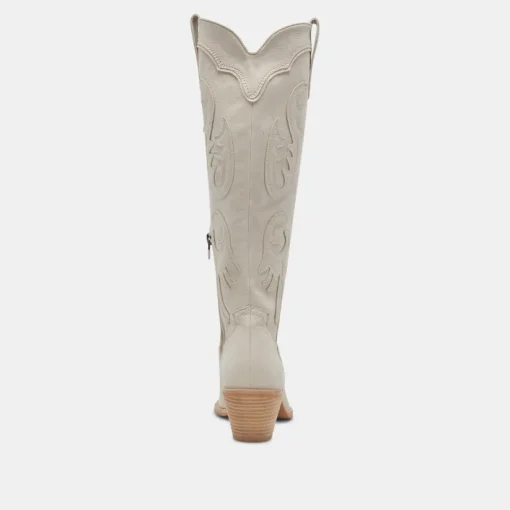 SAMSIN BOOTS IVORY NUBUCK