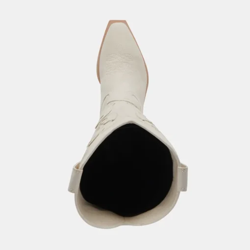 SAMSIN BOOTS IVORY NUBUCK