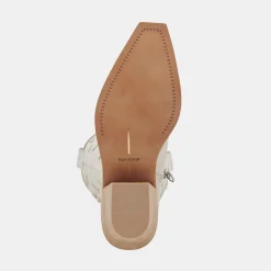 SAMSIN BOOTS IVORY NUBUCK