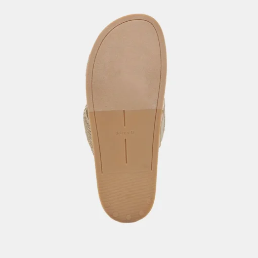 SELDA SANDALS GOLD RAFFIA