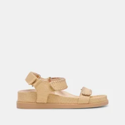 SENORA SANDALS LT NATURAL RAFFIA