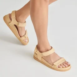 SENORA SANDALS LT NATURAL RAFFIA