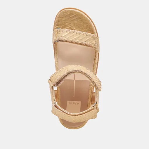 SENORA SANDALS LT NATURAL RAFFIA