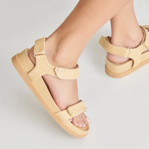 SENORA SANDALS LT NATURAL RAFFIA