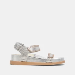SENORA SANDALS SILVER KNIT