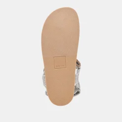 SENORA SANDALS SILVER KNIT