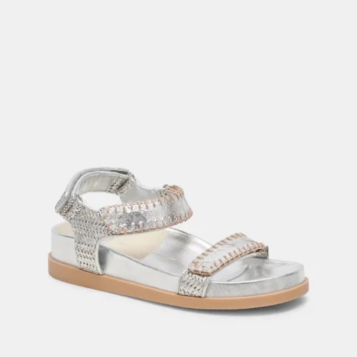 SENORA SANDALS SILVER KNIT
