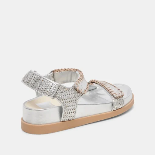 SENORA SANDALS SILVER KNIT