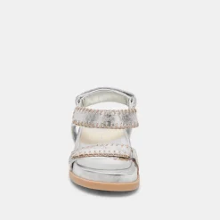 SENORA SANDALS SILVER KNIT