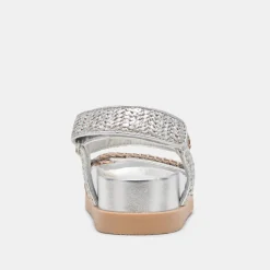 SENORA SANDALS SILVER KNIT