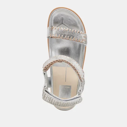 SENORA SANDALS SILVER KNIT