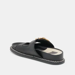 SEVANA SANDALS BLACK LEATHER