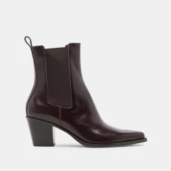 SHADIE H2O BOOTIES MULBERRY CRINKLE PATENT