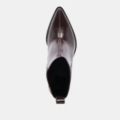 SHADIE H2O BOOTIES MULBERRY CRINKLE PATENT