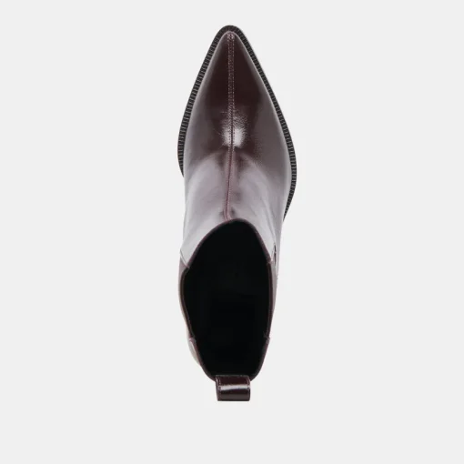 SHADIE H2O BOOTIES MULBERRY CRINKLE PATENT