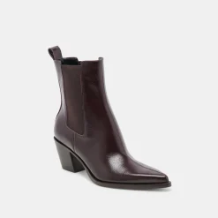 SHADIE H2O BOOTIES MULBERRY CRINKLE PATENT