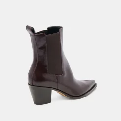 SHADIE H2O BOOTIES MULBERRY CRINKLE PATENT