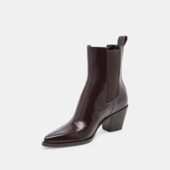 SHADIE H2O BOOTIES MULBERRY CRINKLE PATENT