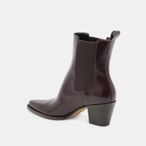SHADIE H2O BOOTIES MULBERRY CRINKLE PATENT