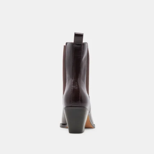 SHADIE H2O BOOTIES MULBERRY CRINKLE PATENT