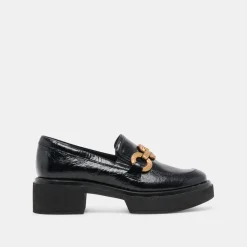 SHEENA LOAFERS MIDNIGHT CRINKLE PATENT