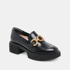 SHEENA LOAFERS MIDNIGHT CRINKLE PATENT