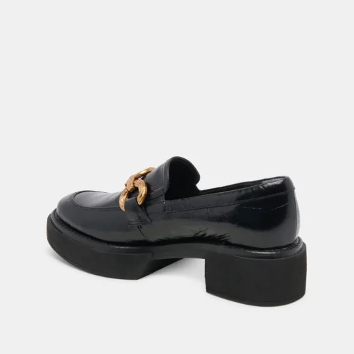 SHEENA LOAFERS MIDNIGHT CRINKLE PATENT
