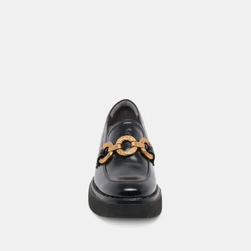 SHEENA LOAFERS MIDNIGHT CRINKLE PATENT